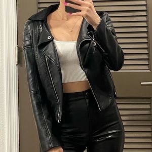 Boohoo Petite Faux Leather Jacket